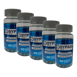 Bypass Azul 30 Cpsulas Bpri Pack De 5 Sin Sabor                                                                                                       