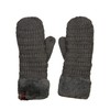 C.C Unisex Winter Warm Inner Fuzzy Lined Anti-Slip Cuff Mittens,