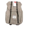 Herschel Supply Co. Retreat Backpack Gray Black Raven CrossHatch New