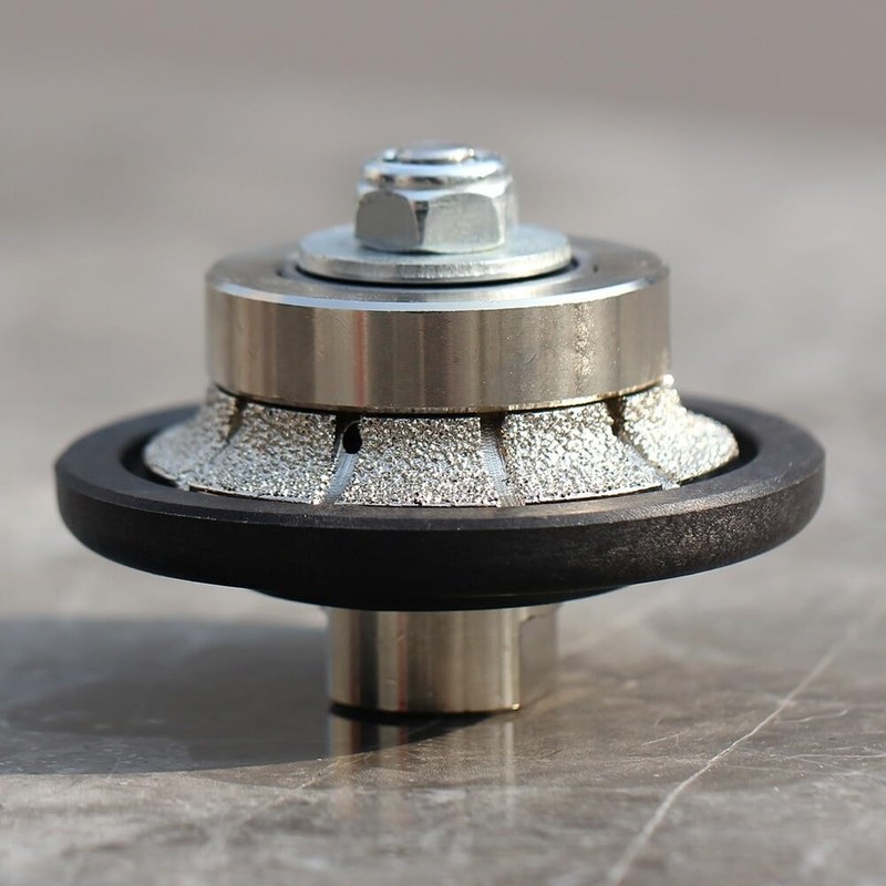Raizi B5 5mm Demi-bullnose/Roundover Diamond Hand Profiler/Router Bits for Granite
