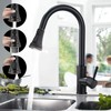 iFealClear Universal Pull Down Kitchen Faucet Spray Head, Three Function