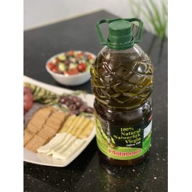 Mabrouka Moroccan Virgin Olive Oil, First Cold Pressed, (2 Liters) 68 Fl Oz