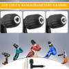 Right Angle Drill Attachment 90 Degree Adapter, 0.8-10mm Keyless Chuck