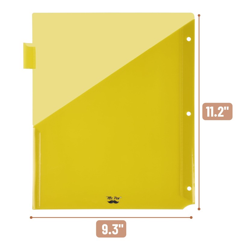 Mr. Pen- Binder Dividers with Pockets and Tabs, 16 Pack,