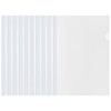 10 Pcs Clear A4 Slide Binder Folders, Sliding Bar Report