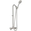 Aolemi Outdoor Shower Fixtures with Handheld,Hot and Cold,Brushed Nickel |