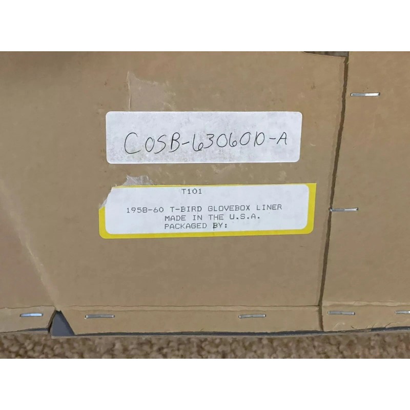 Repops 1958 1959 1960 Ford Thunderbird Glovebox Liner