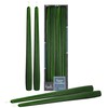 Hyoola Tall Taper Candles - 12 Inch Hunter Green Unscented