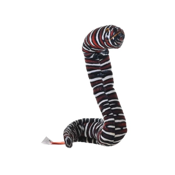 Wild Republic Coilkins Moray Eel Zebra Soft Toy 30cm Soft
