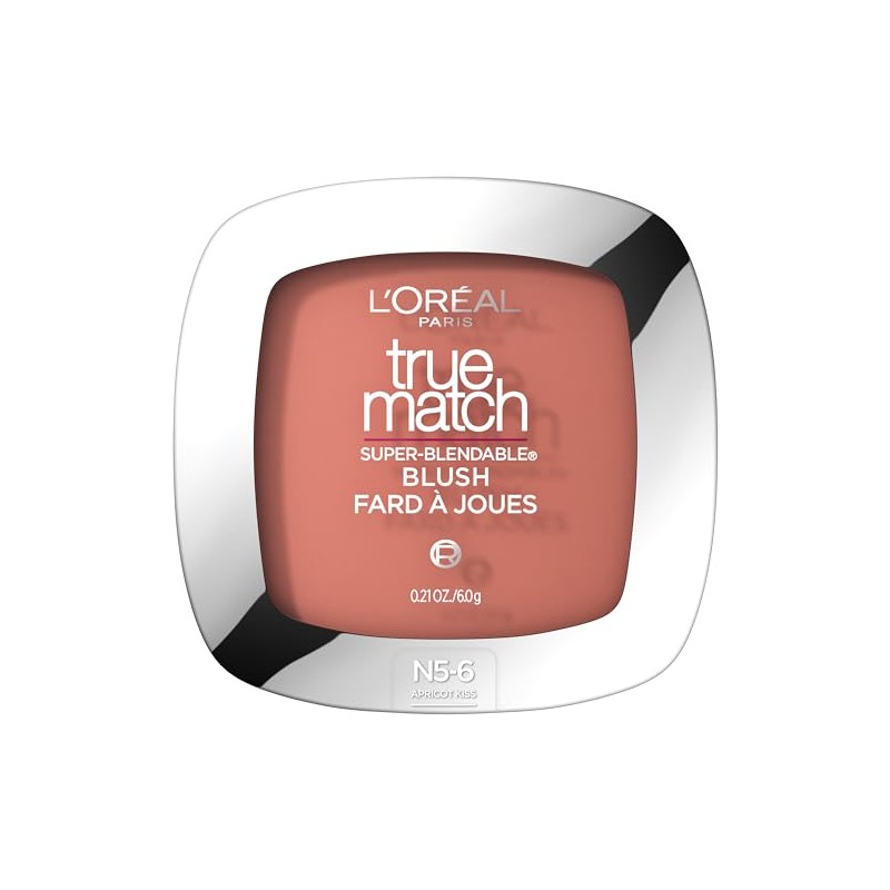 L'Oréal Paris True Match Super-Blendable Blush, Apricot Kiss, 0.21 oz.
