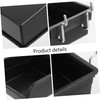 ABOOFAN 4pcs Pegboard Organizer Bins Wall Mounted Tool Holders for