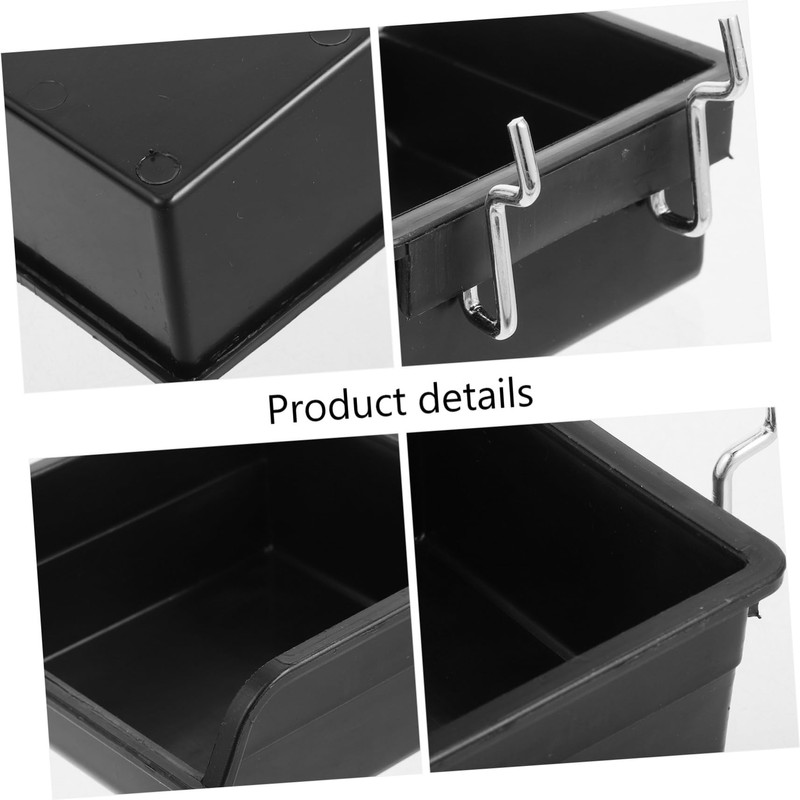 ABOOFAN 4pcs Pegboard Organizer Bins Wall Mounted Tool Holders for