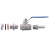 DERNORD 2 Packs 1/2 Inch Weldless Ball Valve Stainless Steel