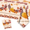 ORNACELE 2PCS Thanksgiving Fall Tablecloth Disposable - 108" × 54",