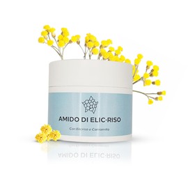 Elic-Ris Strength - Helichrysum and Chamomile Formula Gentle and Safe for All Skin Types - Rice Starch for Pure Newborn - Healthy Skin Method - 125g