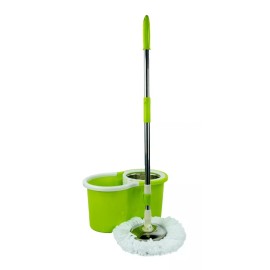 SM Trapeador Mop Inteligente Microfibra Exprimidor Gira 360°
