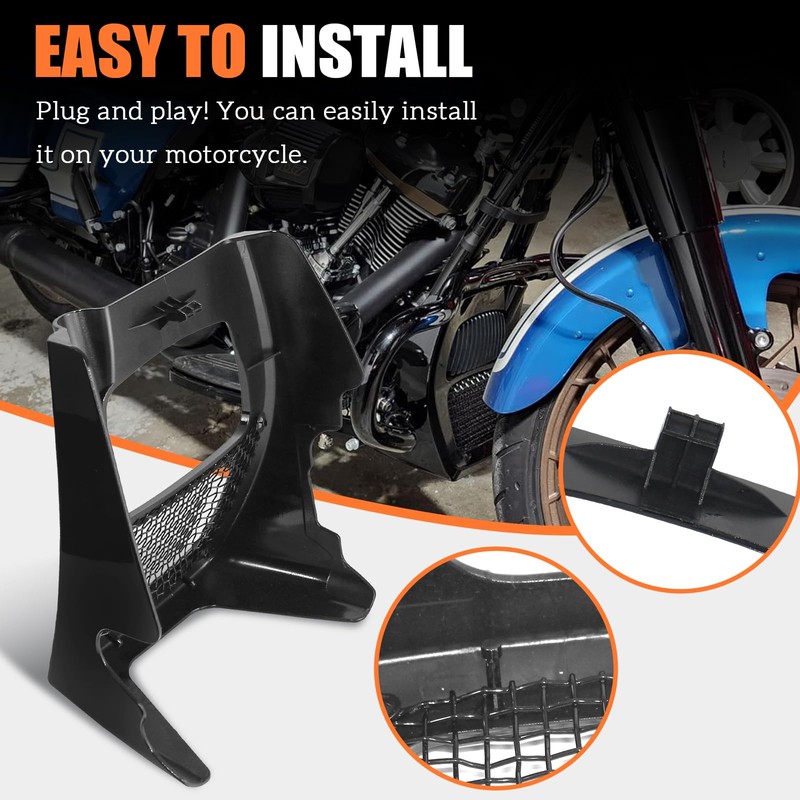 VPZMT Chin Spoiler for Harley Touring Road King, Street Glide,