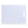 Zeller cutting board, plastic, Plastic, Light grey, ca. 36,5 x