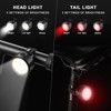 Bike Lights, Rechargeable Bicycle Lights Set Super Bright, IPX6 Waterproof