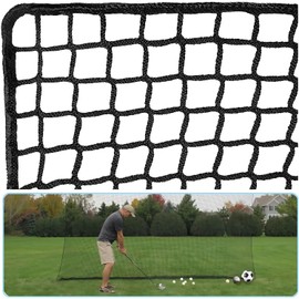 IUZEAI 10x10ft Golf Netting High Impact Golf Practice Net(NET ONLY), Golf Sports Netting Barrier Nets, Heavy Duty Nylon Netting Material Golf Hitting Nets （with Installation Rope）…