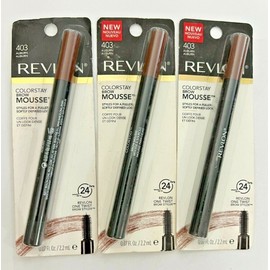 Revlon LOT OF 3 REVLON COLORSTAY BROW MOUSSE 403 AUBURN 0.07oz EACH NIP