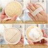 6 púas de esponjas exfoliantes para la cara, esponja limpiadora