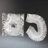 Disposable Shower Caps, Transparent, Pack of 100, Plastic Shower Caps,