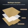 SeulQirw 235x235mm Double Sided Textured PEI Build Plate for Flashforge