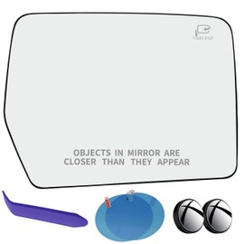 EAP Passenger Side Mirror Glass Compatible with Ford F150 2004-2014, Lincoln Mark LT 2006-2010, Non-Heated BL3Z17K707A 4L3Z17K707AB