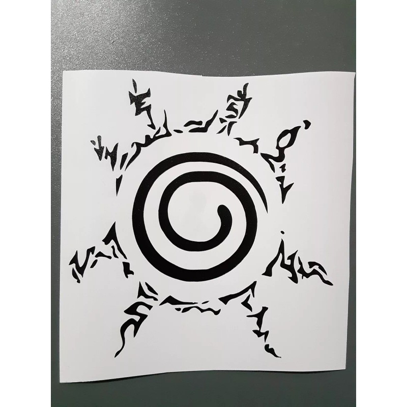Naruto Eight Sign Seal Symbol Sticker Vinyl Decal Windows/Laptop Waterproof!