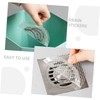 Mipcase 28Pcs Round Disposable Hair Catcher Stickers Drain Covers for