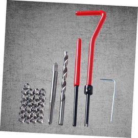 Mobestech 30pcs Thread Restorer Automotive Tool Kit Metric Thread Repair Kit Helicoil Inserts