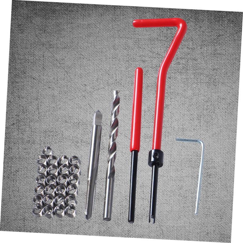 Mobestech 30pcs Thread Restorer Automotive Tool Kit Metric Thread Repair