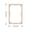 ASTAR A4 Blank Diploma Paper 10 Sheets Award File 180gsm
