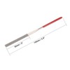 Sourcingmap 3mm x 140mm Flat Diamond Needle File 150 Grit