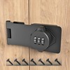 RETRIN 3-Digit Combination Lock, Black, Keyless, Zinc Alloy, Cabinet Door