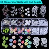 Teenitor Nail Charms and Gems Nail Art Tools, 3 Box