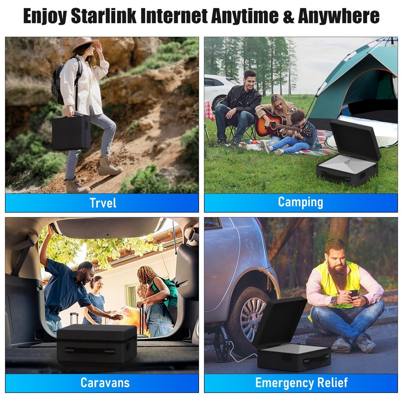 Anautin Hard Case for Starlink Mini, 300D Starlink Mini Bag