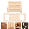 Kisangel Wooden Vent Blinds for Steam Room Sauna Accessory Air