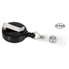 Europel 121281 121281 Black Retractable ID Badge Holder Badge Holder