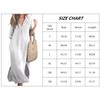 utcoco Womens Cotton Linen Maxi Dresses Casual Loose Fit V