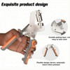 Grommet Tool Kit with 500 Pcs 3/8 Inch Eyelets, Manual
