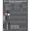 HYCHIKA Precision Screwdriver Set, Mini Electric Screwdriver 67-in-1 with 52