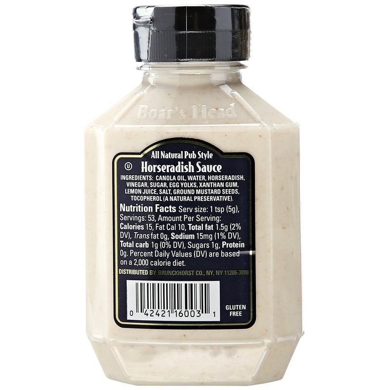 Boar's Head Horseradish Sauce, 9.5 oz (3 pack)