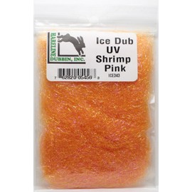 Hareline: Ice Dub- UV Shrimp Pink
