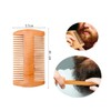 Kit 5p Cuidado De Barba Cepillo Bambú Tijera Navaja Brocha