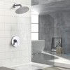 Brushed Nickel Shower Faucet - Single Function Shower Trim Kit