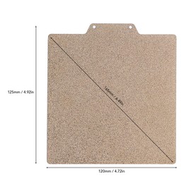 Sunicon 3D Printer Build Plate, Printing Platform Board PEI Plate Build 120x120mm Dual Side PEI Soft Magnet 3D Printer Bed Platform for K7 K9