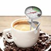 Termómetro de café con clip, termómetro ajustable de acero inoxidable