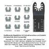 MaxAwe 33-Piece Oscillating Saw Blades Kit, Multitool Saw Blade Set
